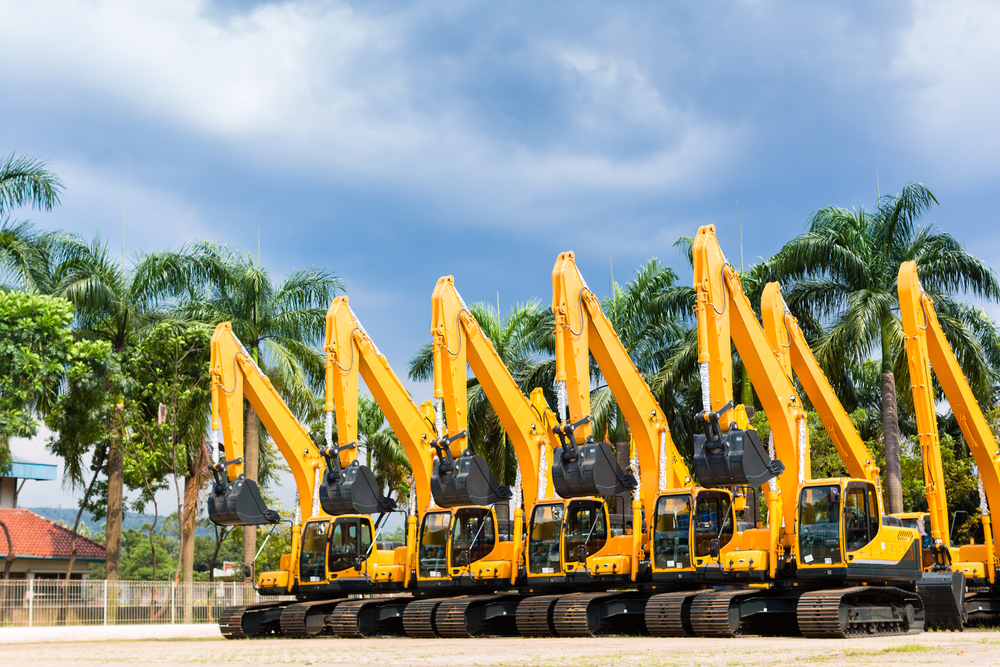 construction machinery of building or mining company